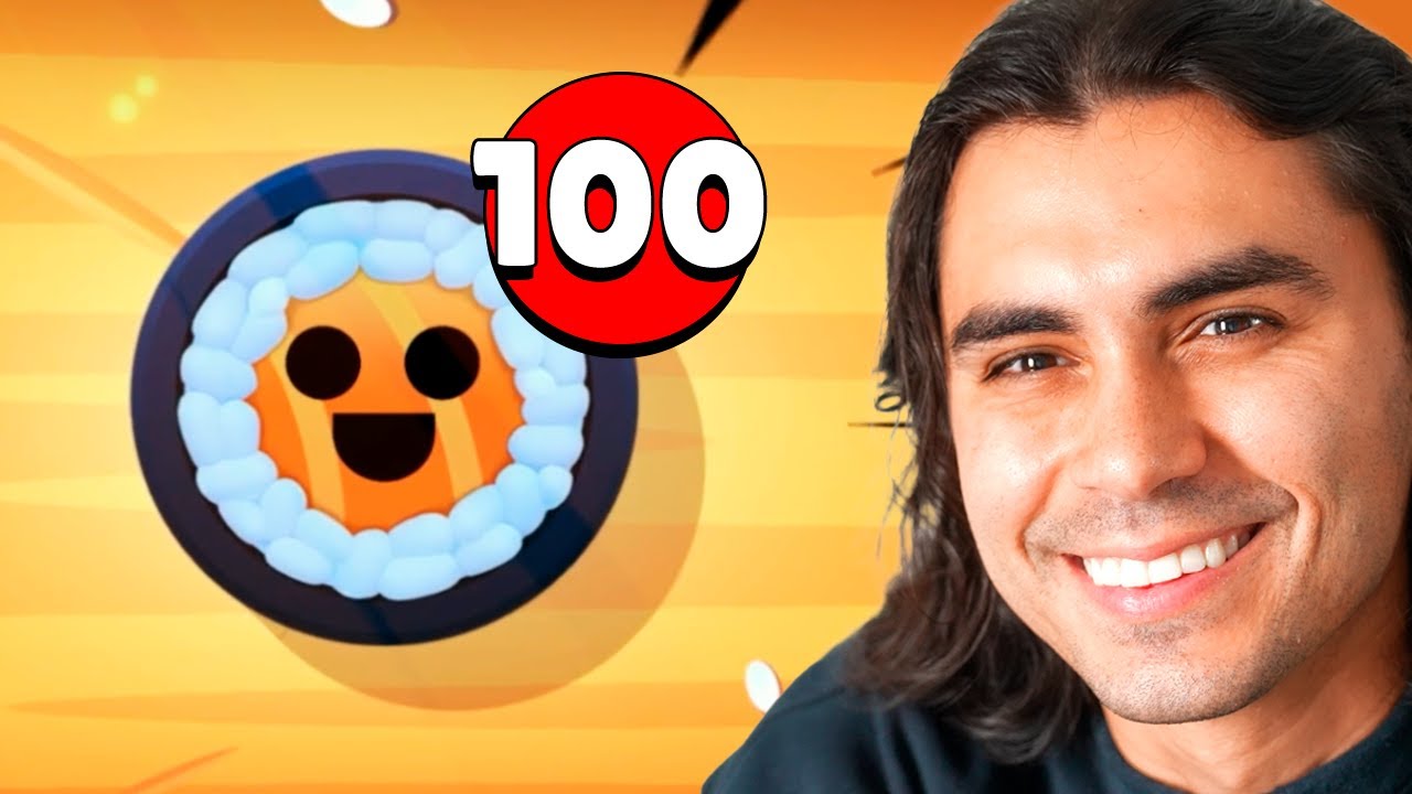 ABRI 100 SUSHI DROPS NO BRAWL STARS