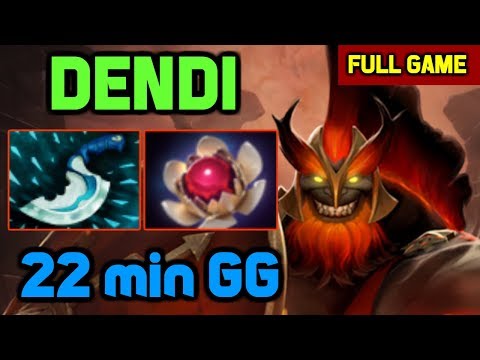 OMG! Mars is so OP - Dendi keeps spamming this hero Mid