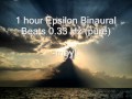1 hour Epsilon Binaural Beats 0.33 Hz (pure) - "Ultra ...