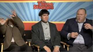 Larry Curly & Moe talk The Three Stooges - JoBlo.com