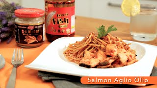 Heng's Powder Salmon Aglio Olio