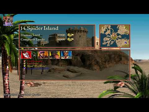 Stronghold Crusader Extreme | Mission 14 | Spider Island | Stronghold Crusader HD |Crusader Master