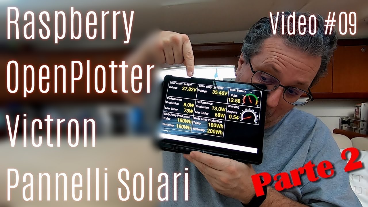Raspberry with Victron and solar panels - Video 9 (2021) - Part 2/2