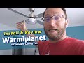 Modern Ceiling Fan Upgrade Warmiplanet 52 Inch Fan Install And Review