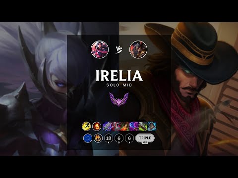 Irelia Mid vs Twisted Fate - EUW Master Patch 12.9