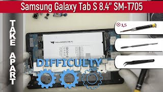 How to disassemble 📱 Samsung Galaxy Tab S 8.4