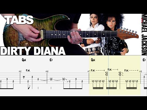 Michael Jackson - Dirty Diana | Guitar cover WITH TABS |