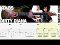 Michael Jackson Dirty Diana Guitar Cover WITH TABS