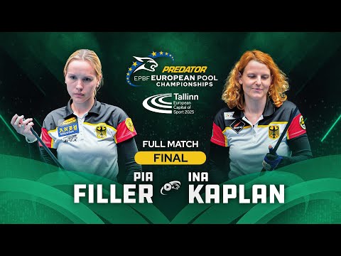 FILLER vs KAPLAN ▸ Straight Pool ▸ 2025 PREDATOR EUROPEAN Pool Championships