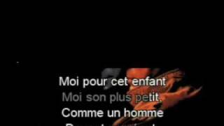 un enfant - michel sardou
