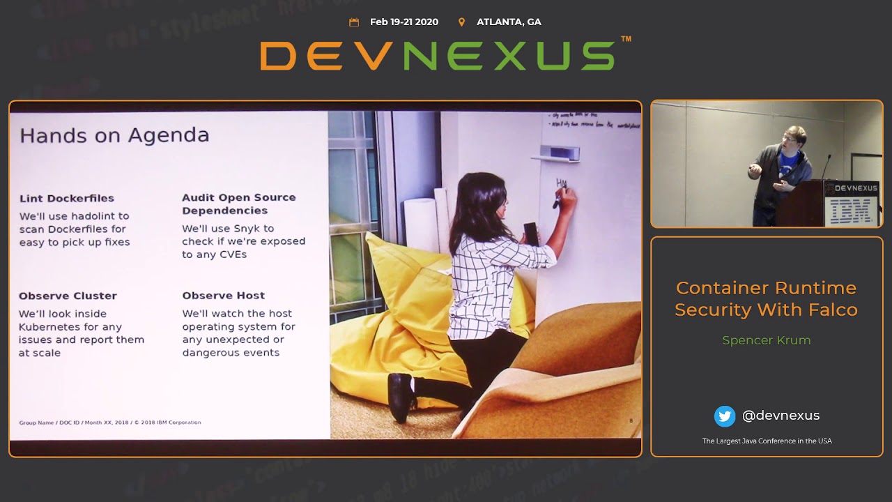 Devnexus 2020   Runtime Security for Containers   Spencer Krum
