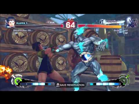 SSF4: Banana Ken PR (Sakura) VS Broken Latif (Seth)