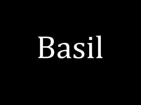 How to pronounce Basil