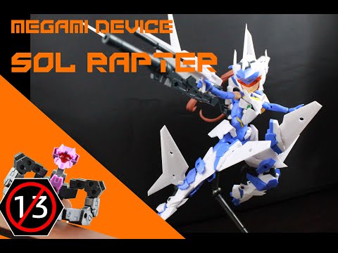 Stop-motion Model Review 002 - Megami Device 09: SOL Raptor