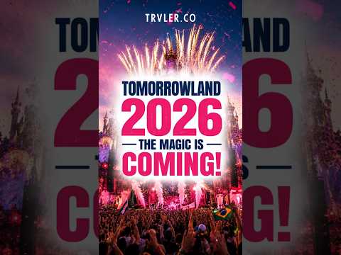 Tomorrowland Belgium 2026 🇧🇪 | The World's Biggest Music Festival Returns! 🎧🔥 #shorts #trendingnow
