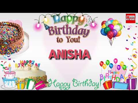 Happy Birthday ANISHA _|🎂|_ Birthday Song_|🎂|_Best_Wishes_||