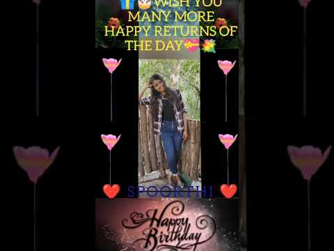 SPOORTHI BIRTHDAY WISHES