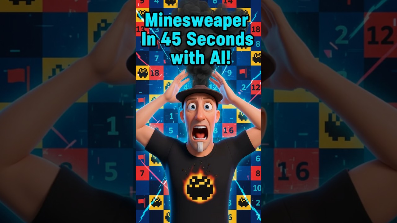 Minesweeper in 45 Seconds with AI!