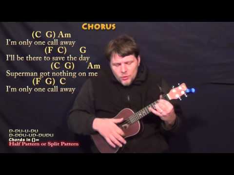 One Call Away (Charlie Puth) Ukulele Cover Lesson with Chords/Lyrics - Capo 1st
