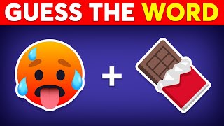 Guess the WORD by Emojis? 🤔 Emoji Quiz