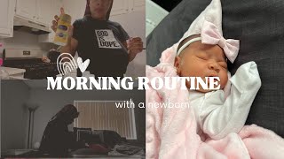 MY REALISTIC MORNING ROUTINE WITH A NEWBORN| first time mom