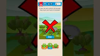 Level 79 - How many carrot hare can eat? | IQ Boost | #walkthrough #viral #iqboost #trending