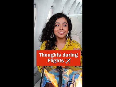 Thoughts during Flights ✈️ #Shorts #WonderMunna #comedy #flight