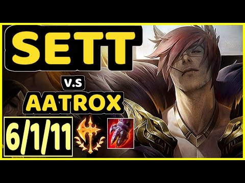 SCARFACE (SETT) vs AATROX - 6/1/11 KDA TOP CHALLENGER GAMEPLAY - EUW