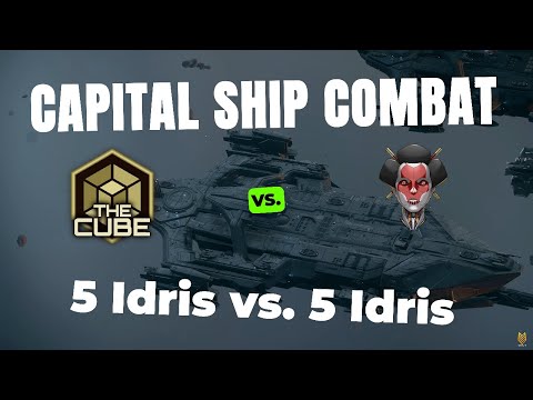 The CUBE's 5 Idris vs. Shadow Moses' 5 Idris | Org vs Org Capital Ship Battle | Star Citizen 4k