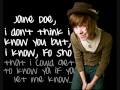 NeverShoutNever Jane Doe LYRICS
