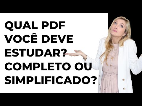 Which PDF should you study? The complete or simplified version?