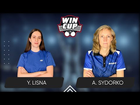 14:00 Yaroslava Lisna - Anzhela Sydorko 03.05.2025 WINCUP Women Master. TABLE 1