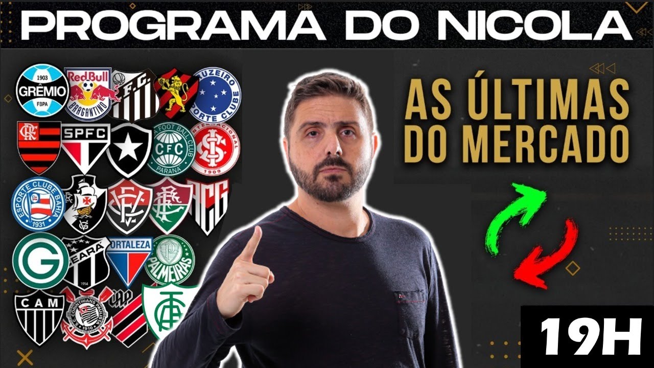 AO VIVO: OSCAR, POGBA, PAULINHO, GABI, JAIR, GALO, FLA, VASCO, GRENAL, MERCADO E+