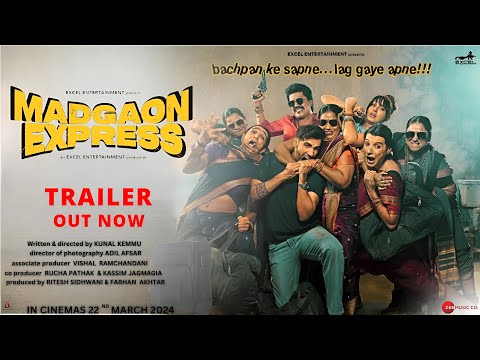 Madgaon Express - Trailer | Nora Fatehi | Divyendu Sharma | Avinash Tiwary | Pratik Gandhi