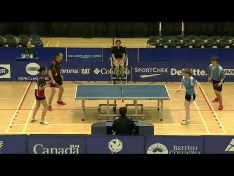 2015 Canada Winter Games - Doubles Mix Table Tennis - British Columbia vs Nova Scotia