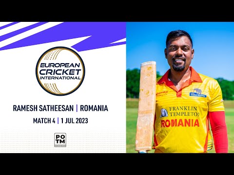 POTM: R.Satheesan - ROM vs CRO | Highlights | ECI Sweden | 1 July 2023 | ECI23.079