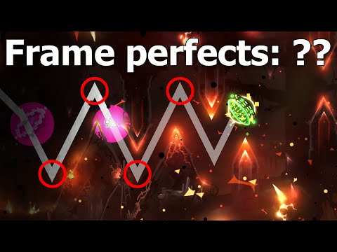 Cobwebs with Frame Perfects counter — Geometry Dash