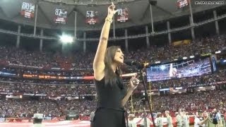 Oh say did you see Robin sing the Anthem?