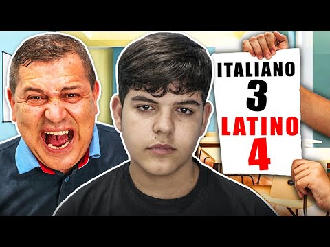 😔 Sono stato RIMANDATO!! Papà legge la MIA PAGELLA di PRIMO SUPERIORE e...