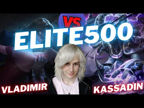 ELITE500 | VLADIMIR VS KASSADIN | MID GAMEPLAY | Patch 14.8 / Season 14 | #LeagueofLegends
