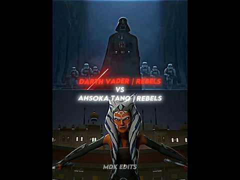 Darth Vader vs Ahsoka Tano(both Rebels) #starwars #vs #1v1 #shorts #ahsokaseries
