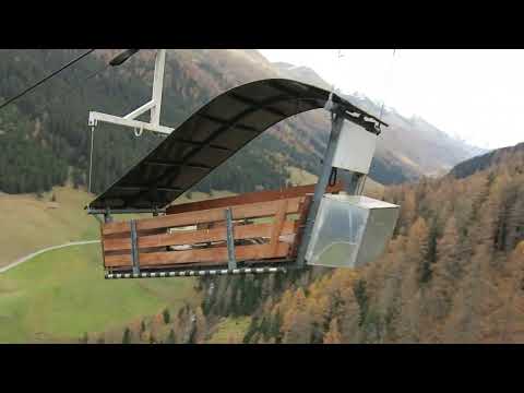 Davos - Stillbergalp Bergfahrt mit Zwischenhalt - Seilbahn Luftseilbahn
