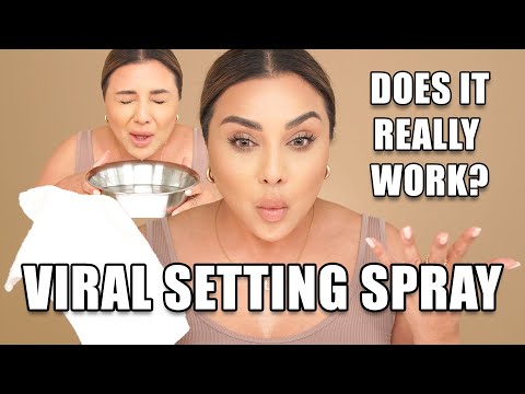 Testing the Viral Setting Spray that Never Rubs Off – Does it Work? | Nina Ubhi