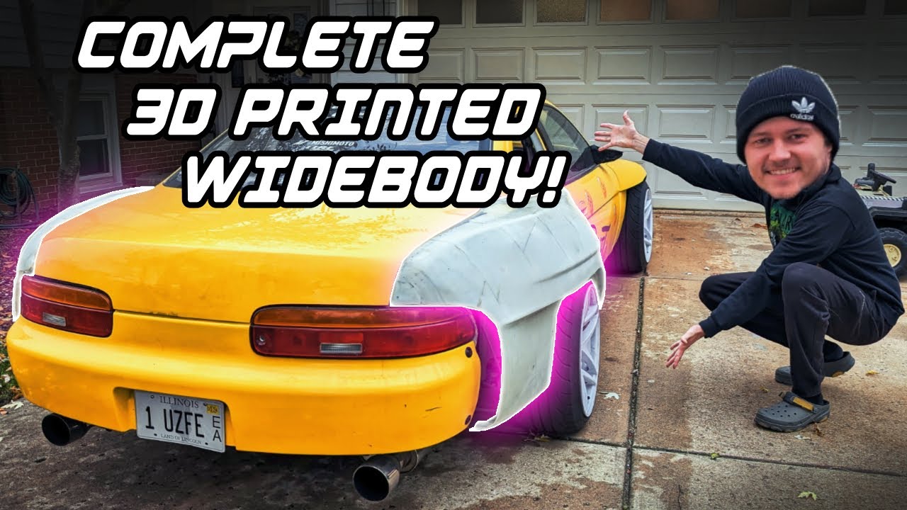 3D Printed Widebody Kit is Fully Attached!!!
