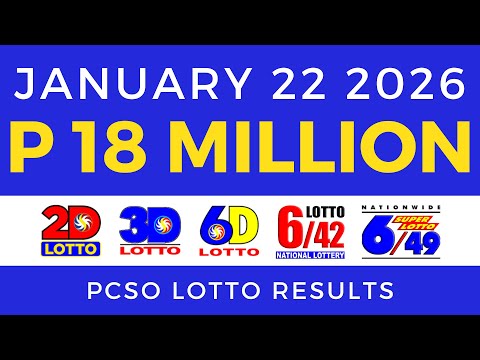 Lotto Result Today 9pm January 22 2026 PCSO