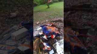 Burning NFL Memorabilia Video