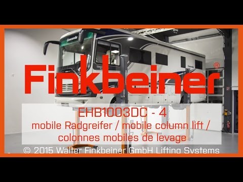 Colonnes mobiles pour levage de camping car