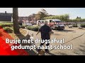 Bestelbusje met drugsafval zorgt voor verontwaardiging bij buurtbewoners.