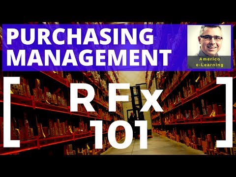 Lesson 8 - RFP, RFQ, RFI, what? Learn how to prepare RFP, RFI, and RFQ in the procurement process
