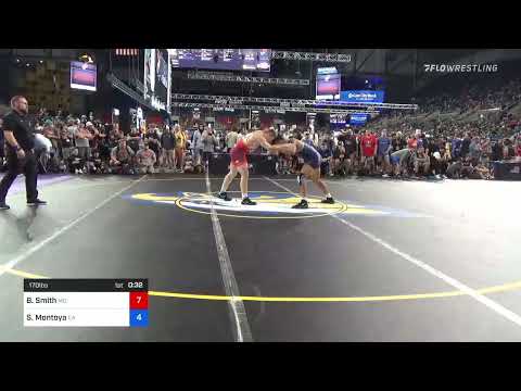 170 Lbs Round Of 32 - Brett Smith, Missouri Vs Sergio Montoya, California F522